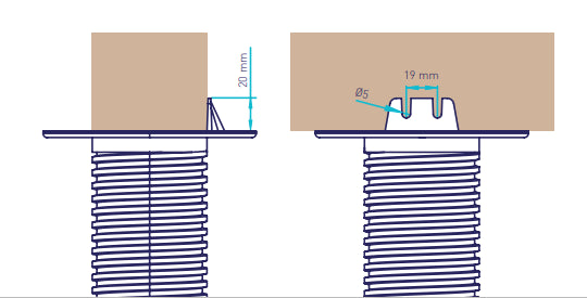 Pieza Tarima Composite NFC 2500x150x27 mm Peygran PEYGRAN - 10