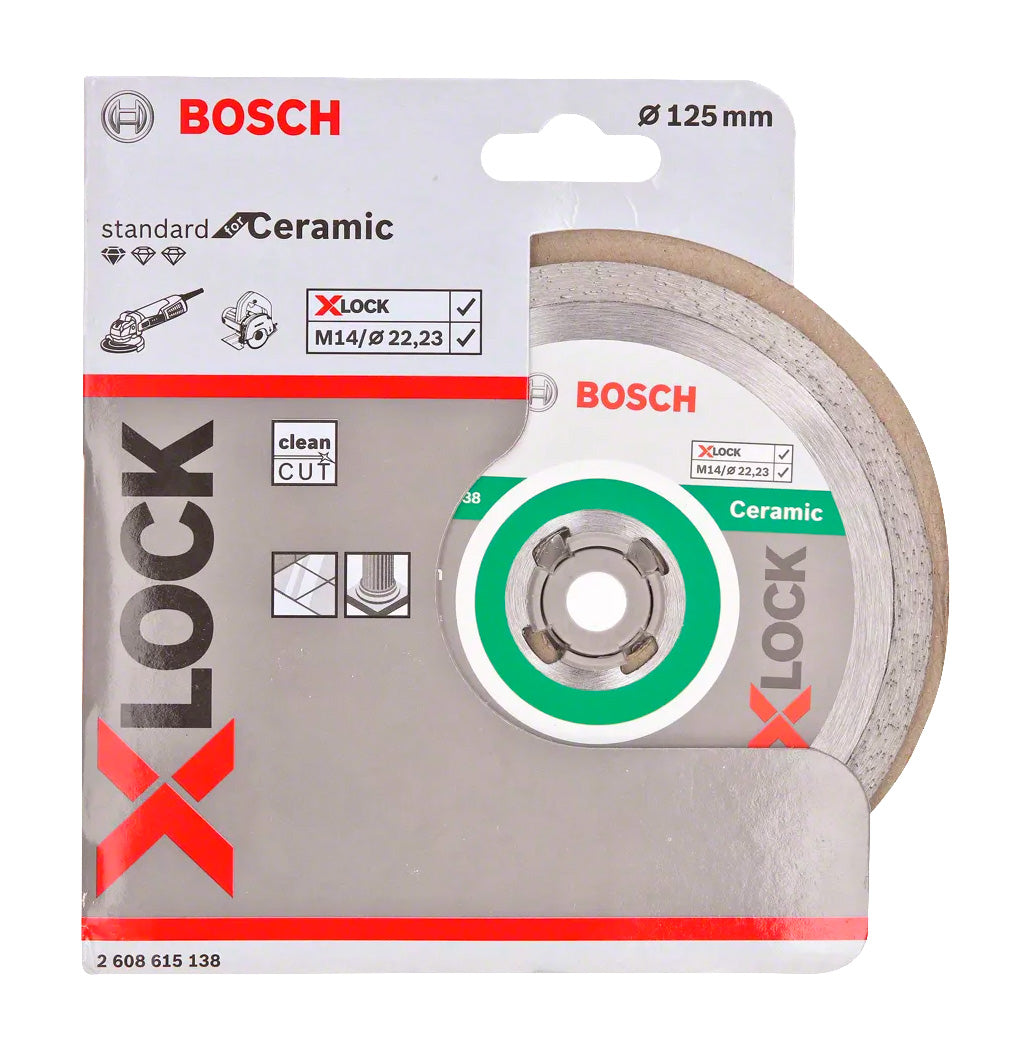 Disco de corte diamante X-LOCK Standard Ceramic Bosch