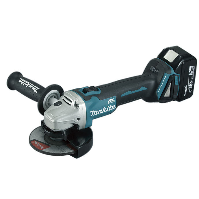 DGA504ZJ Grinder + DHR243RTJ 18V Light Hammer Combo Kit with 2 5.0Ah Batteries and DLX2125TJ1 Makita Cases