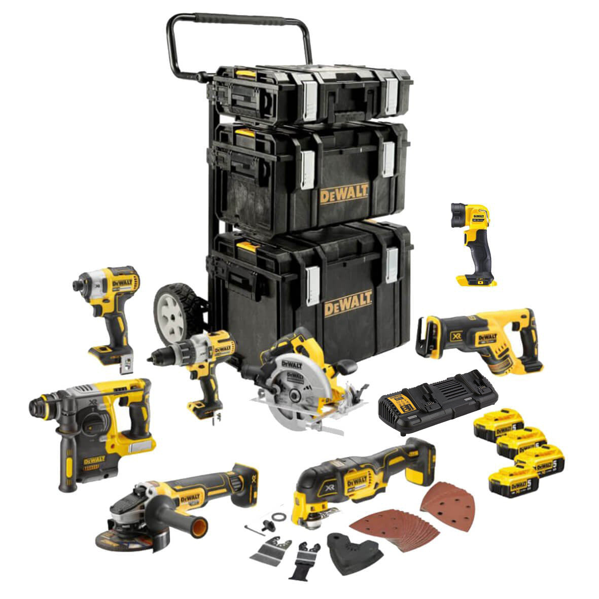 Power Kit 8 Herramientas a batería Dewalt DCK853P4 DEWALT - 1