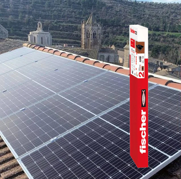 Kit Solar-Fix para Estructura Coplanar 2 módulos Fischer FISCHER - 15