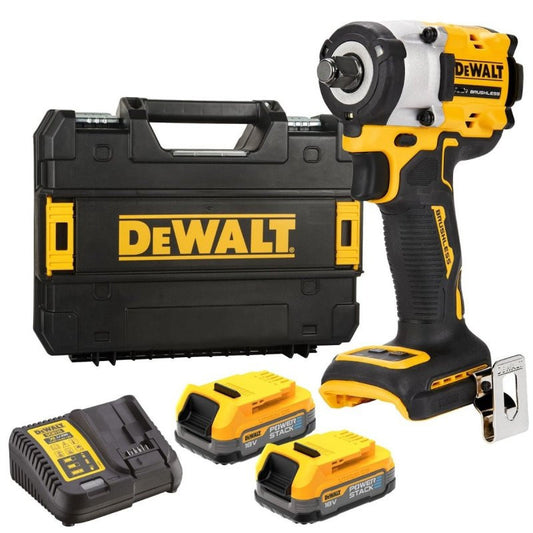 Dewalt DCF921E2T XR 18V ​​POWERSTACK Brushless Impact Wrench