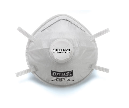 FFP2 disposable face mask with exhalation valve STEELPRO Marca 2288MM2VBL