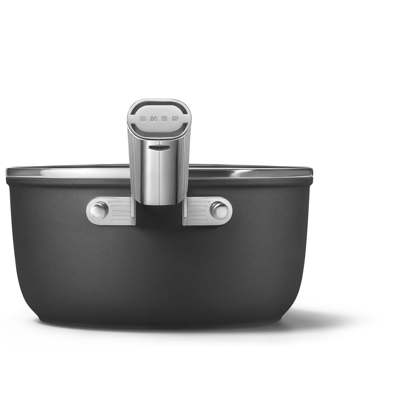 Smeg Matte Black Pot Set