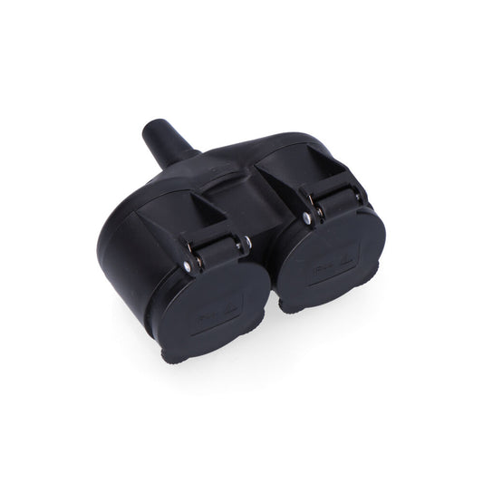 EDM IP44 16A T/TL double rubber socket with covers