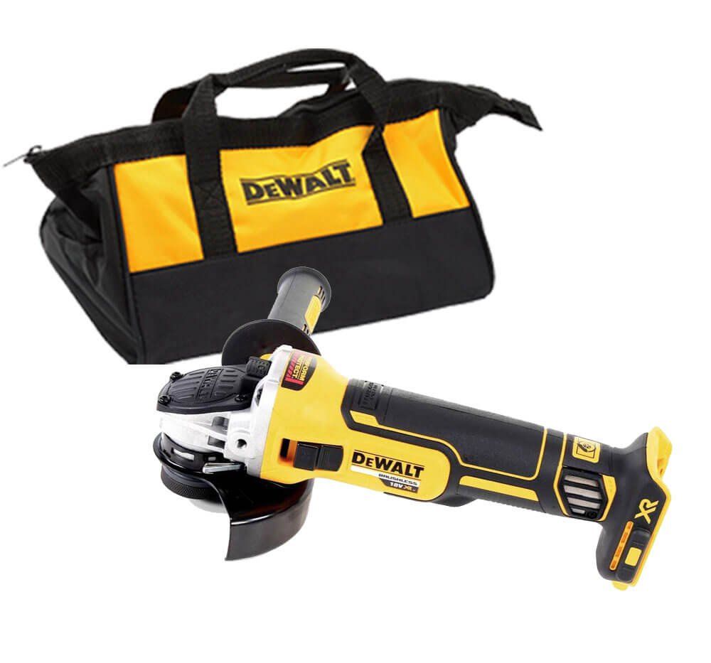 Dewalt DCG405Z Brushless Grinder with Bag