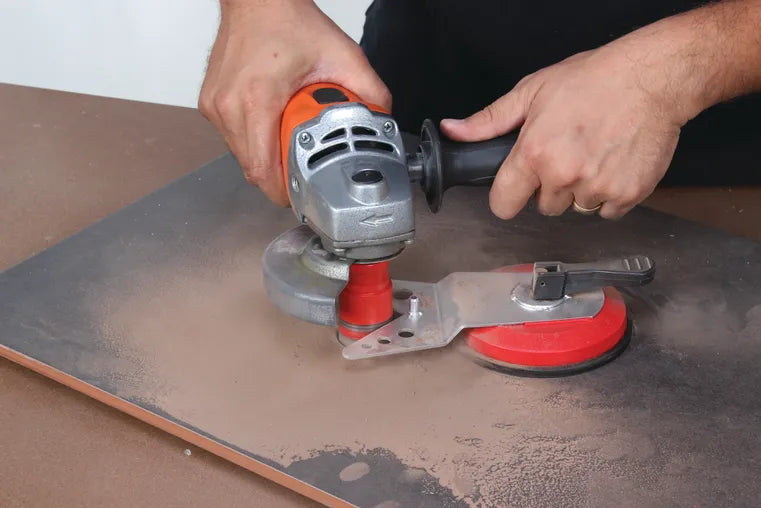 Kit of 4 diamond drill bits + Multidrill Guide DRYGRES Rubi