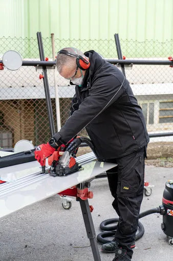 Cortadora circular a batería para cerámica de gran formato TC-125 G2 Energy Cas Rubi
