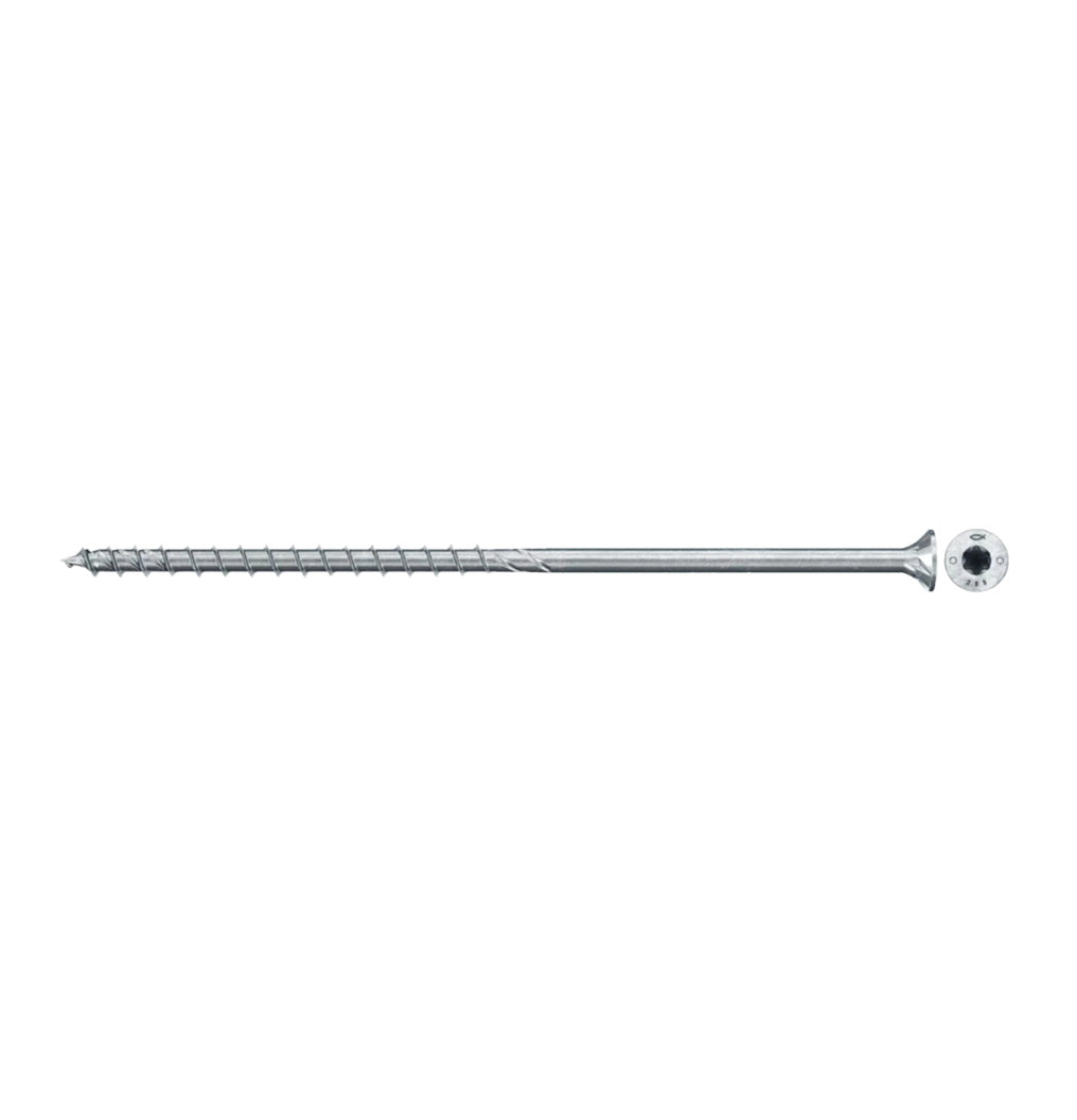 Box 50pcs PowerFast FPF II CTP Wood Screws with TX star recess and Partial Thread Fischer