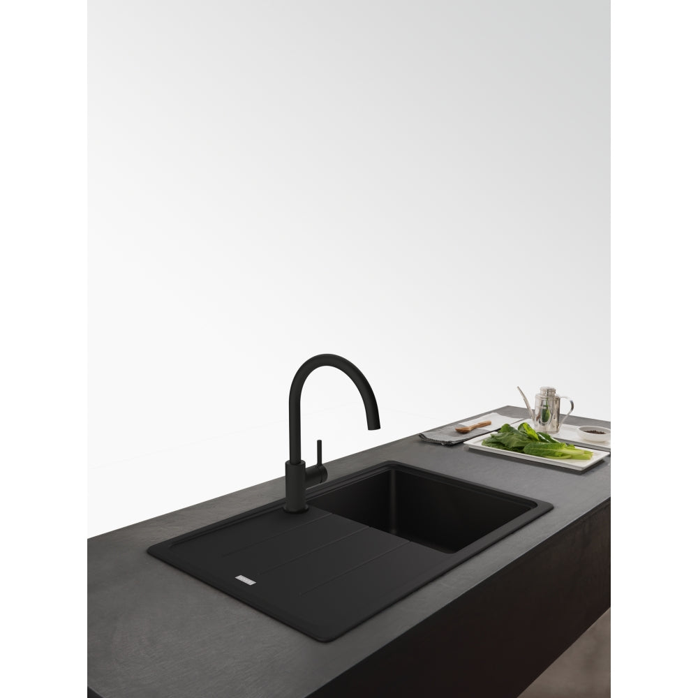 Franke Lina XL Swivel Kitchen Faucet Matt Black 115.0626.019