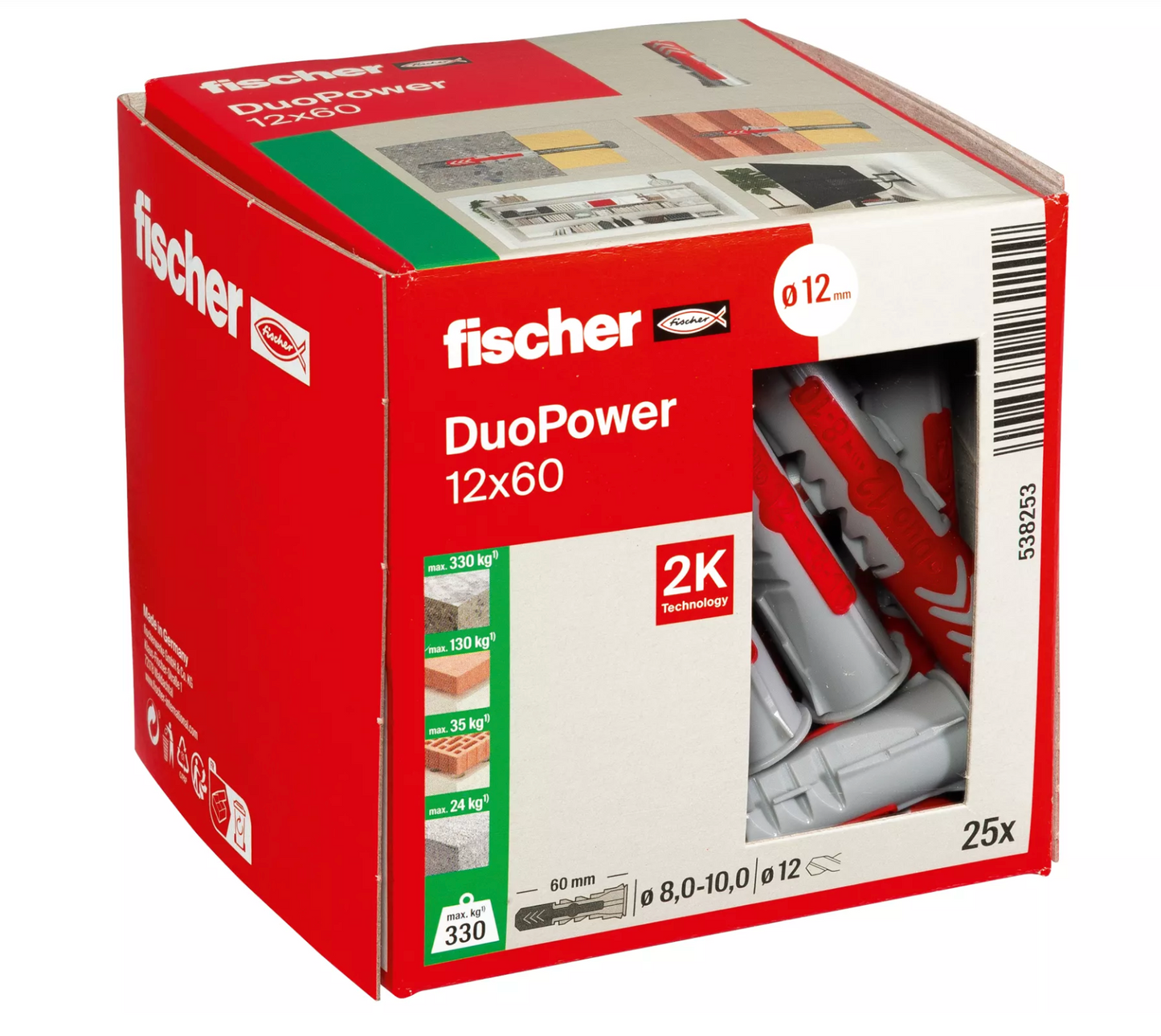 Fischer DuoPower 6-12mm Taco Box