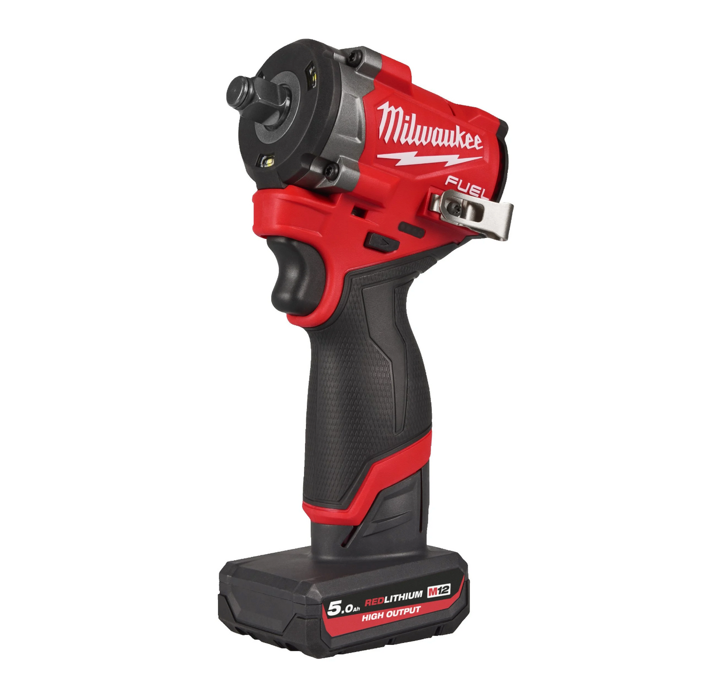 M12 Impact Wrench + 2 5.0Ah Bat + Charger + Milwaukee M12 Case FCIWF12G3-502X