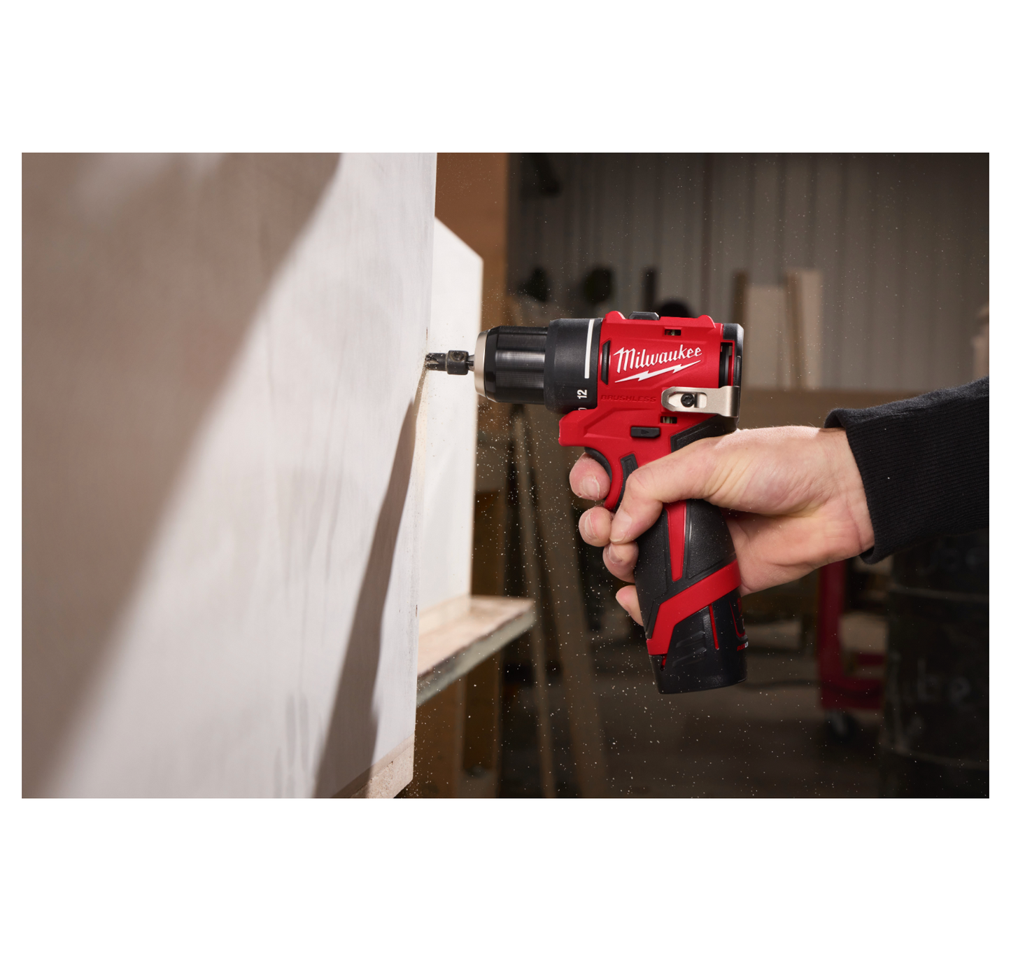 Milwaukee M12 Subcompact Hammer Drill + 2Ah Battery + Charger + Carrying Case M12 BLPDRC-202C