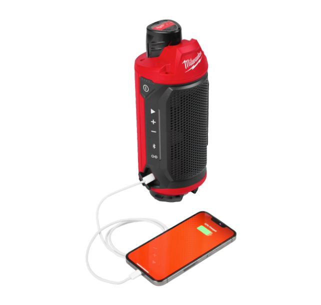 M12 Speaker with Bluetooth compatible with Milwaukee Packout M12 SPEJSG2-0
