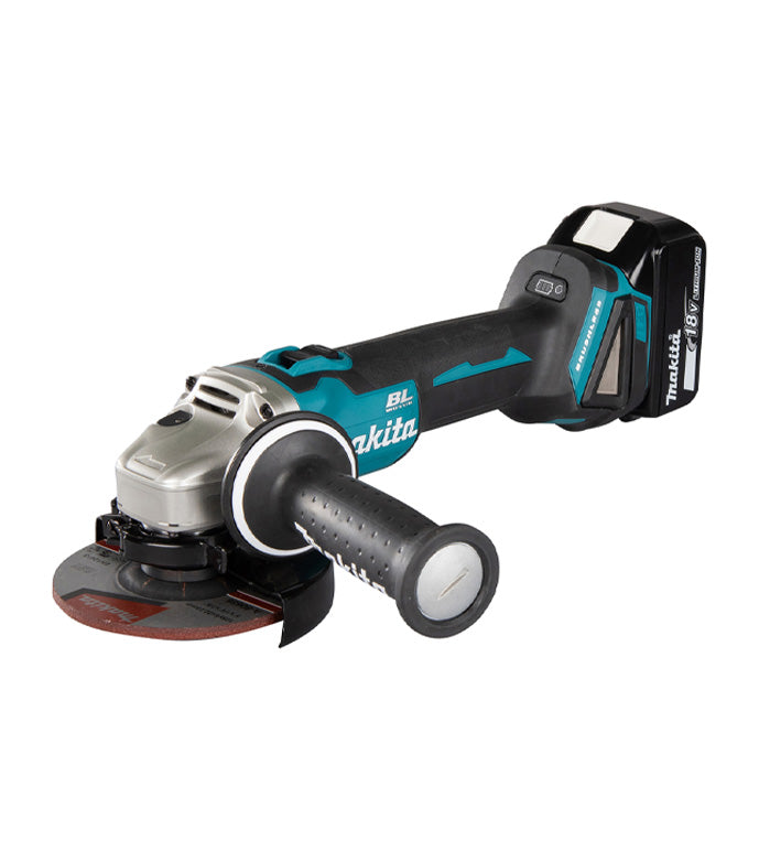 Makita DLX2552TJ 18V Combo Kit: Drill DHP492 + Grinder DGA504 + 2 x 5Ah Batteries + Charger + Carrying Case