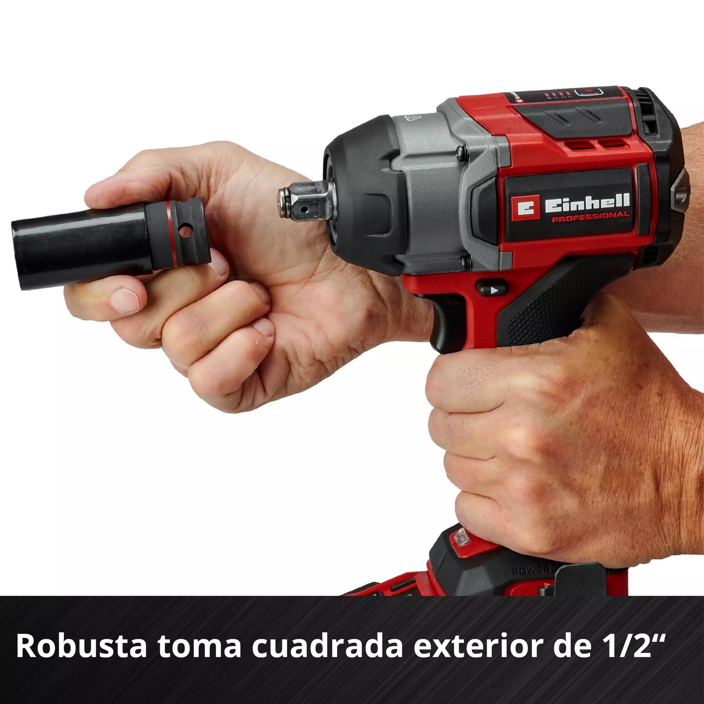 1/2 Impact Wrench 18V 750Nm TP-CW 18/750-C Li BL - Einhell Solo
