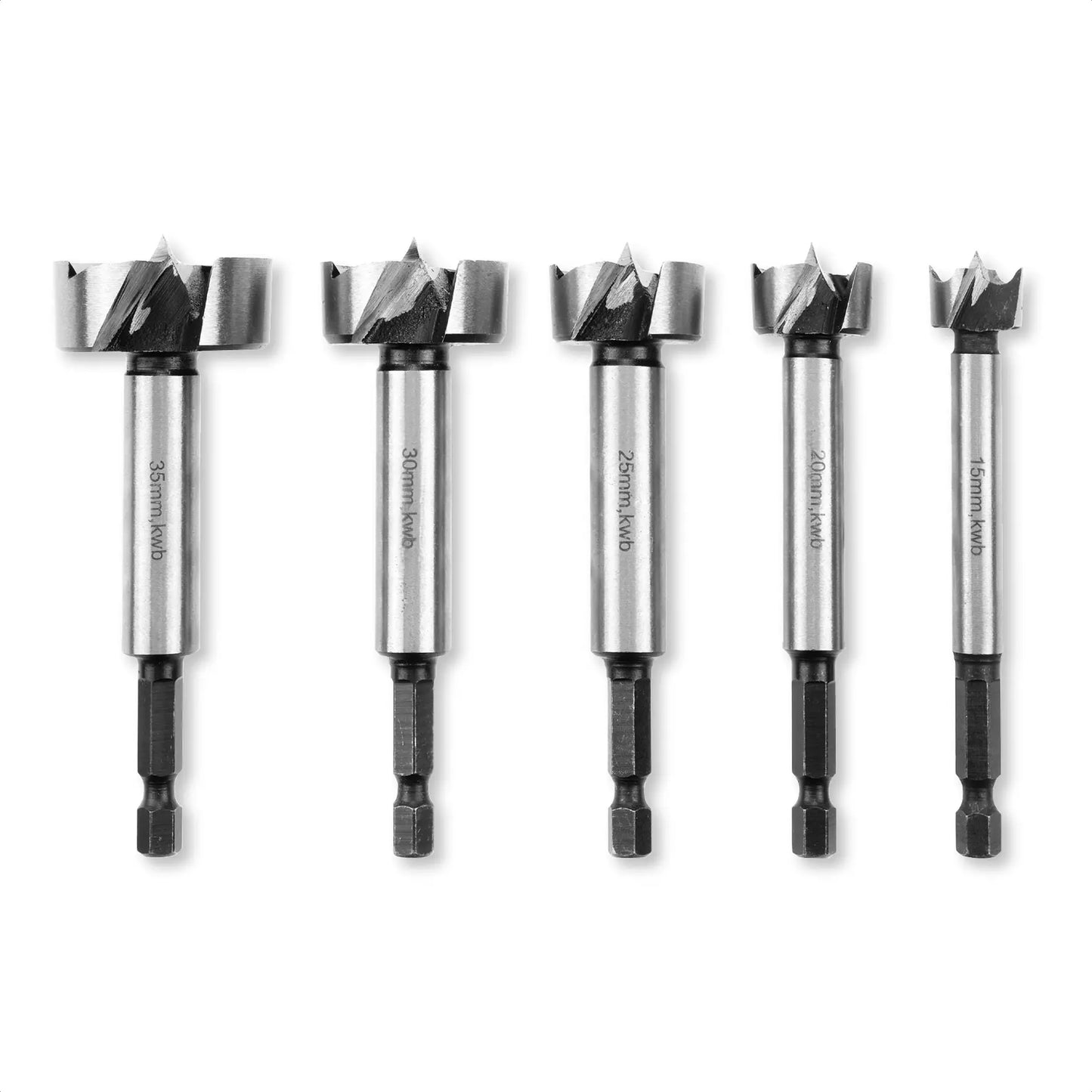 Einhell 49706003 Hinge Drill Bit Set, 5-Piece