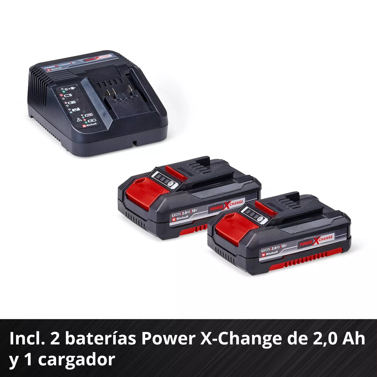 Einhell TP-CD 18/80 Li-i BL 18V hammer drill + 2 2Ah batteries + charger + carrying case