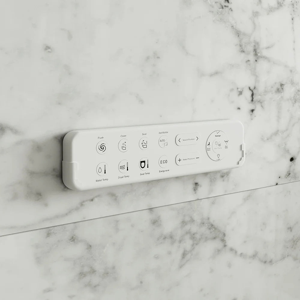 Mizubath Rada wall-hung White Japanese Toilet with Smart Cleaning