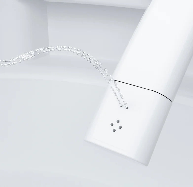 Inodoro Japonés con Smart Cleaning Mizubath Rada Suelo Blanco