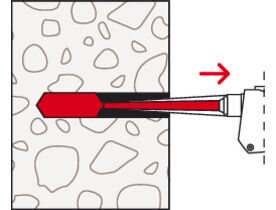 Taco químico Fischer FIS EB II 390 S 390 ml