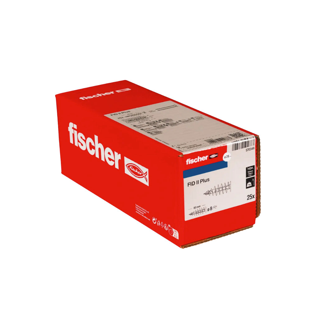 Box of 25 FID II Plus Fischer Insulation Plugs