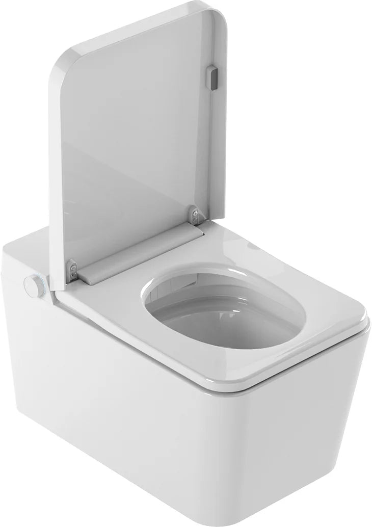 Mizubath Wall Hung Japanese Toilet with Smart Cleaning White