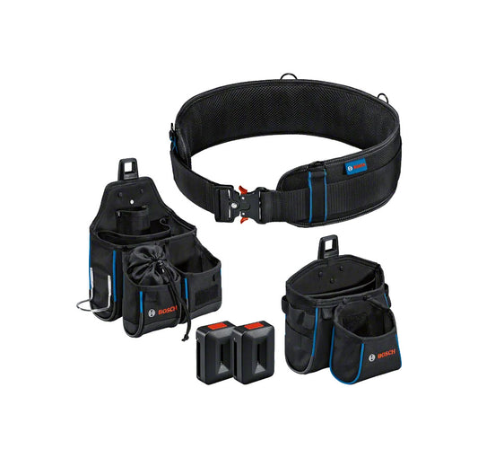Set with Belt 108 + GWT 2 Pouch + GWT 4 Pouch + 2 Bosch ProCLICK Holders