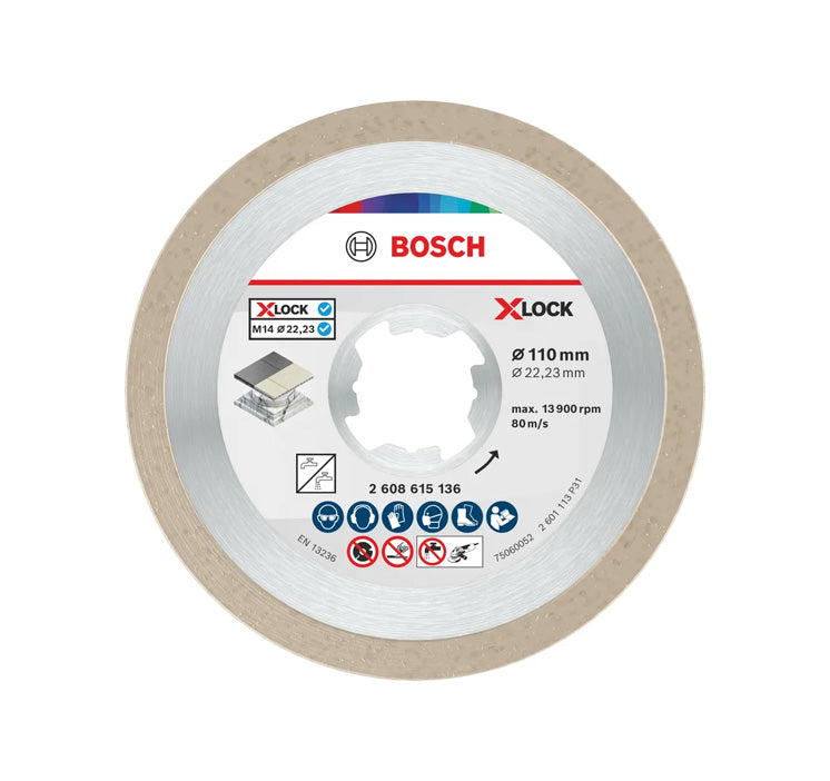 Bosch Ceramic 110mm X-Lock cutting disc