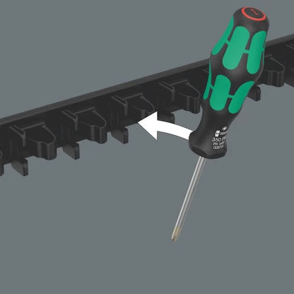 Magnetic strip for up to 11 screwdrivers Kraftform Wera 9611
