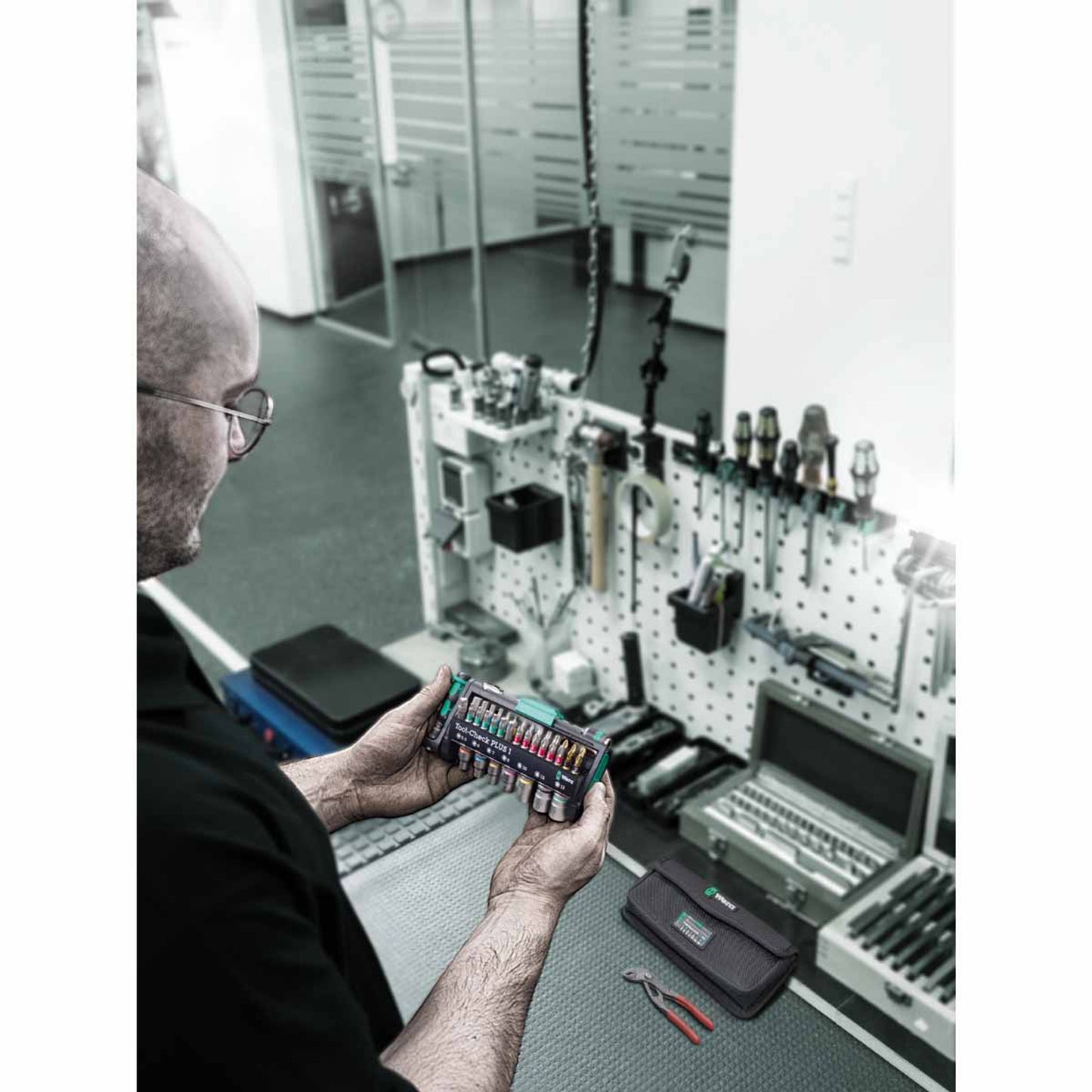 Juego de carraca con vasos y puntas 39 piezas Tool-Check PLUS 1 Wera 049055